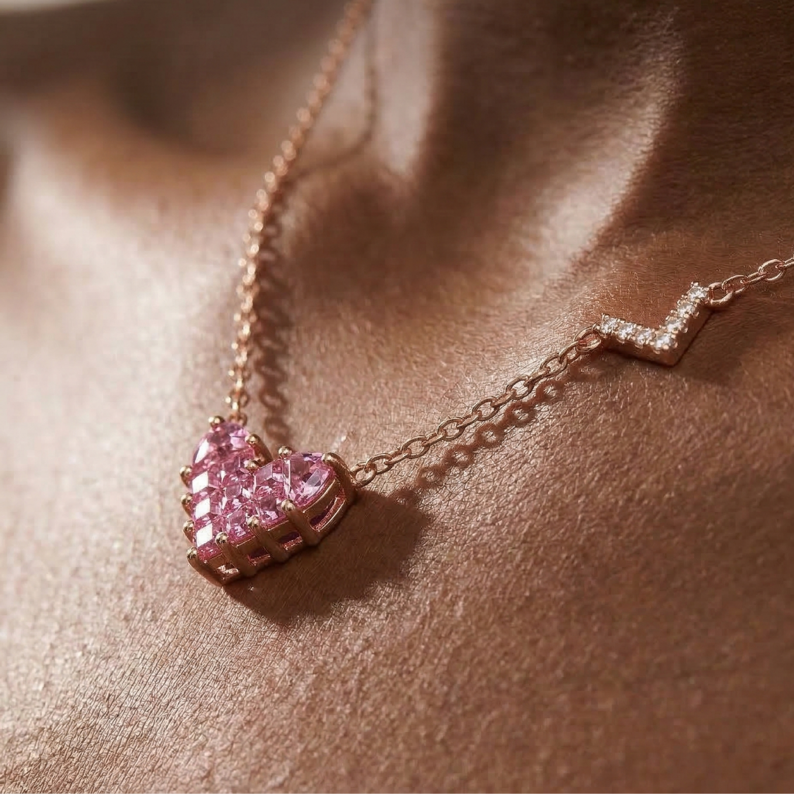 Rosalie Heart Necklace