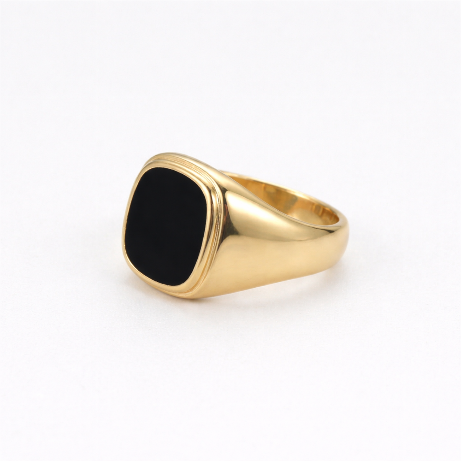Obsidian Signet Ring