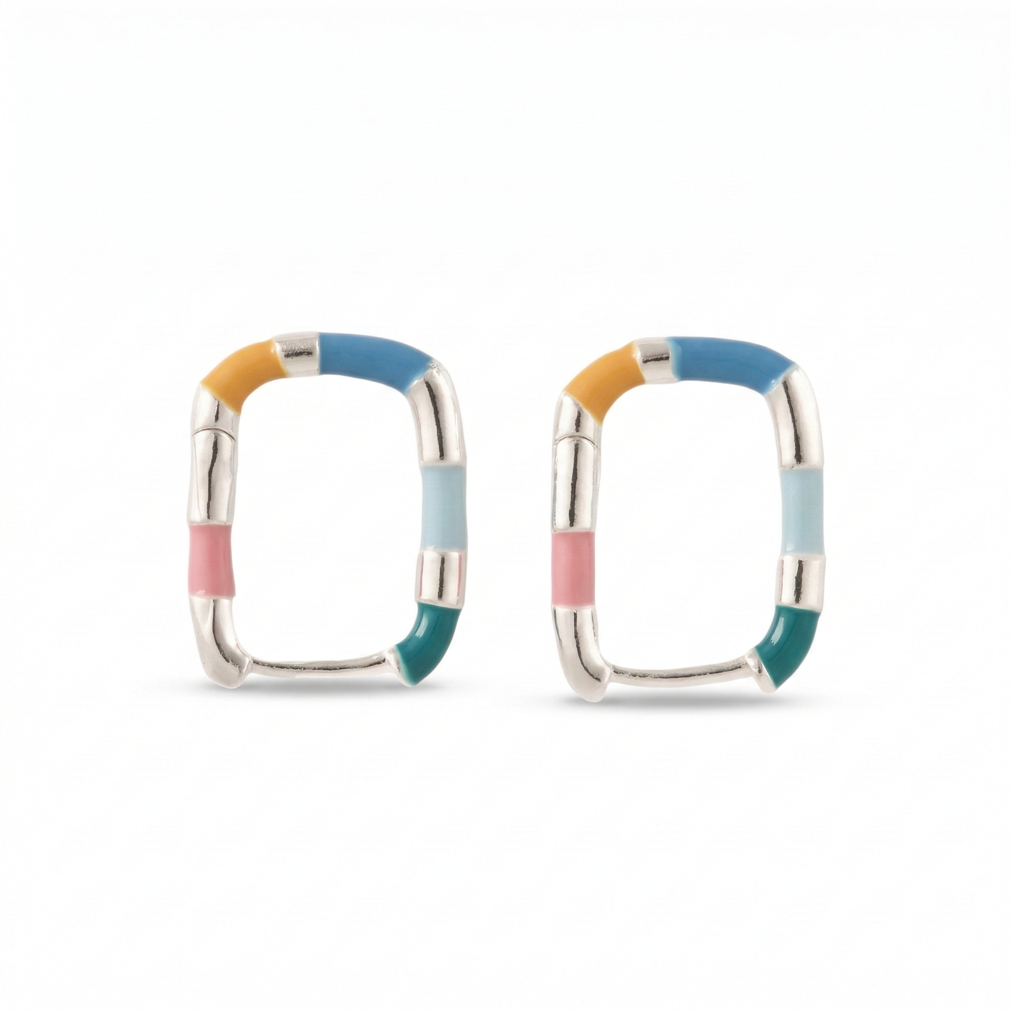 Pixel Hoop Earrings