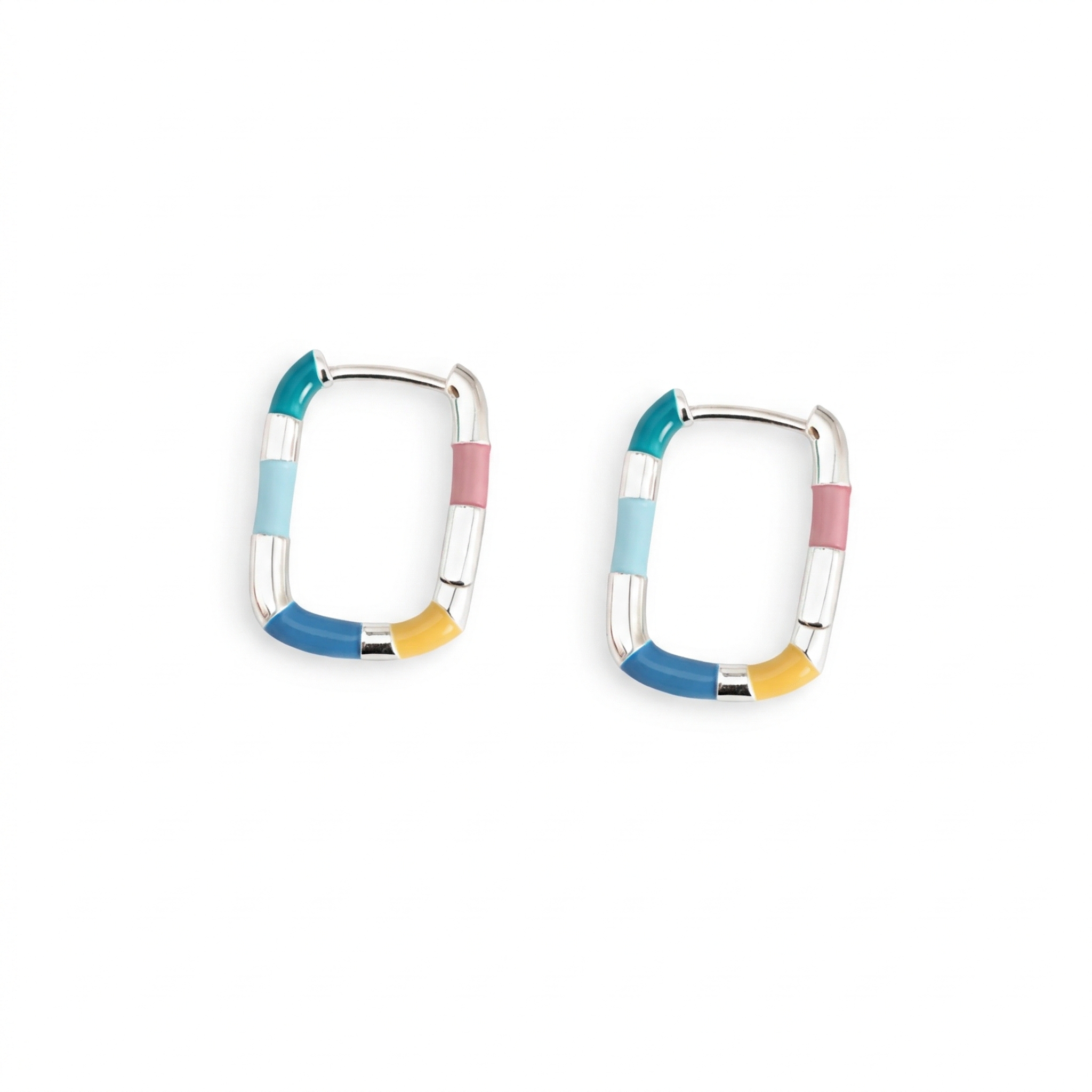Pixel Hoop Earrings