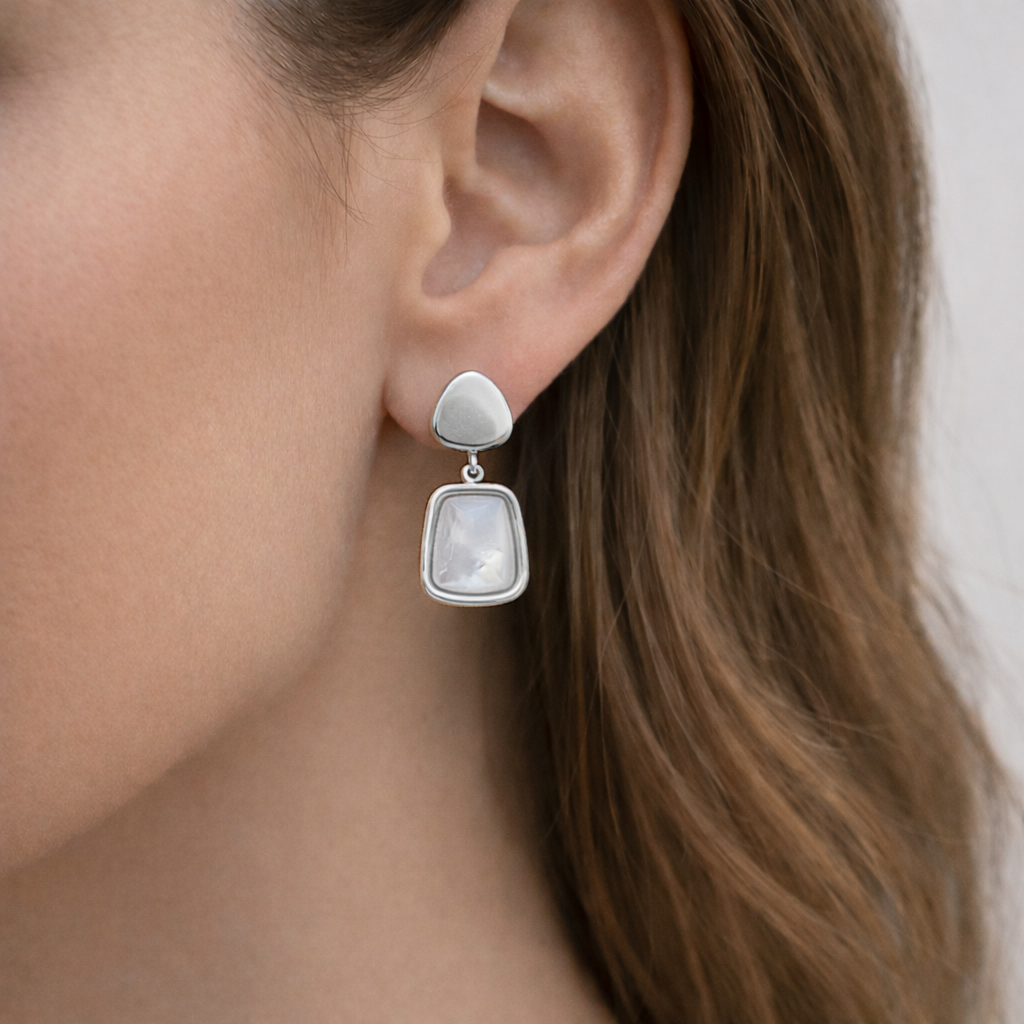 Ivory Aura Earrings